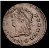 Image 2 : ***Auction Highlight*** 1810 Classic Head Large Cent Mint Error 1c Graded au55 BY SEGS (fc)