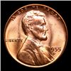 Image 2 : 1955-d Lincoln Cent Near TOP POP! 1c Graded ms67 rd BY SEGS