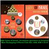 Image 1 : 1969 Coins of Israel, Jerusalem specimen in Original Mint Packaging 6 Pieces Coin Set, 1968, KM # 24