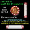 Image 1 : Shotgun Lincoln 1c roll, 1972-d 50 pcs Bank Wrapper.