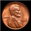 Image 2 : 1953-p Lincoln Cent 1c Grades GEM+ Unc RB