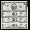 Image 2 : 4x 1995-2013 $2 Federal Reserve Notes, All CU, All Different Series Grades Brilliant Uncirculated