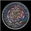 Image 3 : 1853 No Arrows Seated Liberty Half Dime 1/2 10c Graded f15 details BY SEGS