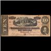 Image 2 : 1864 $10 Confederate Note, T68 Grades xf