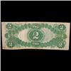 Image 3 : 1917 $2 Large Size Legal Tender Note FR-60 Thomas Jefferson Grades Select AU