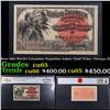 Image 1 : PCGS Rare 1893 World's Columbian Exposition Indain Chief Ticket, Chicago, IL Graded cu65 By PCGS