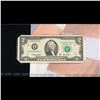 Image 3 : 2003A $2 Federal Reserve Note, Uncirculated 2008 BEP Folio Issue (Dallas, TX) Grades Gem CU