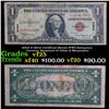 Image 1 : 1935A $1 Silver Certificate Hawaii WWII Emergency Currency, Signatures of Julian & Morgenthau Grades