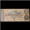 Image 2 : 1864 $5 Confederate Note, T69 Grades vf+