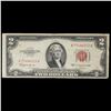 Image 2 : 1953C $2 Red Seal United States Note Key To The Series Grades vf+