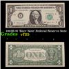 Image 1 : 1963B $1 'Barr Note' Federal Reserve Note Grades vf+