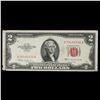 Image 2 : 1953C $2 Red Seal United States Note Key To The Series Grades vf+