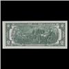 Image 3 : 1976 $2 Federal Reserve Note 1st Day of Issue, with Stamp Grades Choice AU/BU Slider