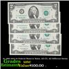 Image 1 : 4x 1995-2013 $2 Federal Reserve Notes, All CU, All Different Series Grades Brilliant Uncirculated