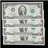 Image 2 : 4x 1995-2013 $2 Federal Reserve Notes, All CU, All Different Series Grades Brilliant Uncirculated
