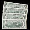 Image 3 : 4x 1995-2013 $2 Federal Reserve Notes, All CU, All Different Series Grades Brilliant Uncirculated