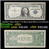 Image 1 : 1957B **Star Note** $1 Blue Seal Silver Certificate Grades vf+