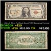Image 1 : 1935A $1  Silver Certificate Hawaii WWII Emergency Currency Grades vf, very fine