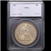 Image 4 : 1872-p Seated Liberty Dollar $1 Graded vf25 By SEGS