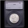 Image 4 : ***Auction Highlight*** 1870-p Seated Half Dollar 50c Graded au58 BY SEGS (fc)
