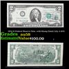 Image 1 : 1976 $2 Federal Reserve Note, with Stamp Dated July 4 1976 Grades Choice AU/BU Slider