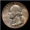 Image 2 : 1938-p Washington Quarter 25c Grades Select Unc