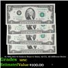 Image 1 : 4x 1995-2013 $2 Federal Reserve Notes, All CU, All Different Series Grades Brilliant Uncirculated