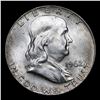 Image 2 : 1962-d Franklin Half Dollar 50c Grades Choice Unc FBL