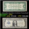 1928 $1 Blue Seal Silver Certificate "Funny Back" Grades vf+