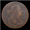 Image 2 : 1798 2nd Hair Draped Bust Large Cent 1c Graded vg10 By SEGS