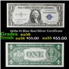 1935a $1 Blue Seal Silver Certificate Grades Choice AU/BU Slider