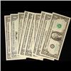 Image 2 : 10x Mixed $1 Federal Reserve Notes, Series 1963 to 2009, All CU Grade! Grades Brilliant Uncirculated