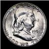 Image 2 : 1954-s Franklin Half Dollar 50c Grades GEM Unc