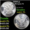Image 1 : 1886-p Morgan Dollar $1 Grades Choice Unc+ PL