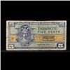 Image 2 : Military Payment Certificate (MPC)  Series 521 5c Fr. M841 Grades f, fine