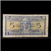 Image 3 : Military Payment Certificate (MPC)  Series 521 5c Fr. M841 Grades f, fine
