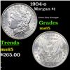 Image 1 : 1904-o Morgan Dollar $1 Grades GEM Unc