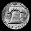 Image 3 : 1951-d Franklin Half Dollar 50c Grades GEM Unc
