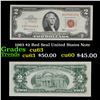 Image 1 : 1963 $2 Red Seal United States Note Grades Select CU