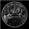 Image 3 : 1965 Small Beads, Pointed 5 Canada Dollar $1 Grades GEM+ UNC PL