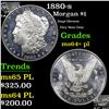 Image 1 : 1880-s Morgan Dollar $1 Grades Choice Unc+ PL