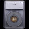 Image 4 : ***Auction Highlight*** 1811/09 JR-1 Capped Bust Dime Rainbow Toned 10c Graded vf25 By SEGS (fc)