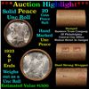 Image 1 : ***Auction Highlight*** Solid Uncirculated Peace silver dollar roll 1923 & P Ends, 20 coins (fc)