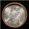 Image 3 : ***Auction Highlight*** Solid Uncirculated Peace silver dollar roll 1923 & P Ends, 20 coins (fc)