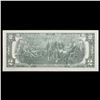 Image 3 : 1976 $2 Federal Reserve Note 1st Day of Issue, with Stamp Grades Gem CU