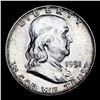 Image 2 : 1951-p Franklin Half Dollar 50c Grades Choice Unc+ FBL