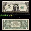 Image 1 : 1963B $1 'Barr Note' Federal Reserve Note (New York, NY) Grades vf+