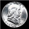 Image 2 : 1952-p Franklin Half Dollar 50c Grades GEM Unc