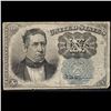 Image 2 : 1874 US Fractional Currency Ten Cent Note 5th Issue, Fr-1264 Long,Thin Key Grades f+