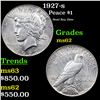 Image 1 : 1927-s Peace Dollar $1 Grades Select Unc